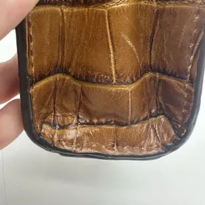 Dooney & Bourke Vintage Brown Croc Embossed Leather Crossbody Bag thumbnail 8