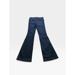 Spanx Flare Jeans Midnight Shade Dark Wash High Rise Pull On Size Medium Tall thumbnail 3