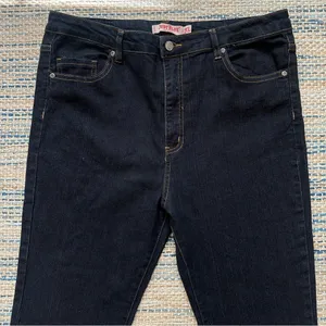 Skinny Jeans 2XL Plus Dark Wash High Rise Stretch Curvy Jean thumbnail 2