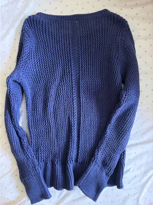 Gap Blue Knit Sweater thumbnail 2