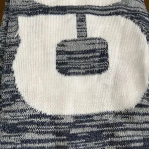 Dallas Cowboys Scarf Knit Winter Neck Blue Gray Double Sided Big Logo Fringe thumbnail 10