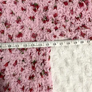 NWOT Free People Pink Floral Rosie Posie Smocked Cropped Y2K Feminine Top S thumbnail 8