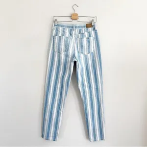 American Eagle AEO Striped Mom Jeans Size 4 Reg. thumbnail 4