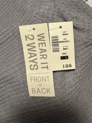 Aeropostale Wear Two-Way Top Waffle Knit Sweater thumbnail 3