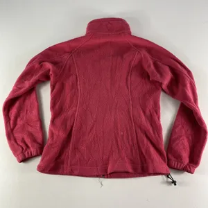 Columbia Jacket Womens Medium Pink Full Zip‎ Fleece Outdoor Zip Pockets Ladies thumbnail 4