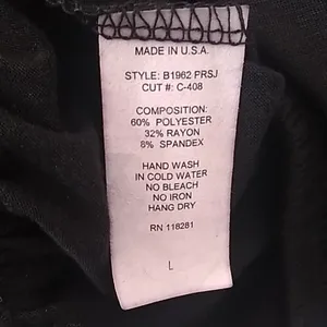 FINAL MARKDOWN Windsor Black Pleated LS Top (L) thumbnail 4