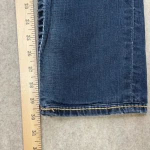 Big Star Jeans Womens 25 Nina Blue Y2K Western Thick Stitch Low Rise Straight thumbnail 9