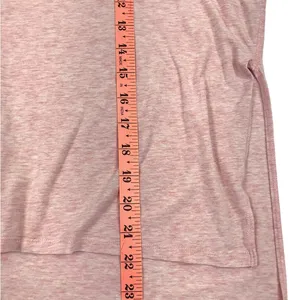 LULULEMON My Mantra V-Neck Hi Low Top Tunic Sz 12/14 Pink Athletic Everyday thumbnail 9