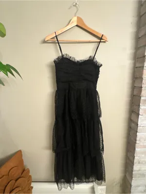 LULUS Tiered Lace‎ Midi Dress thumbnail 6