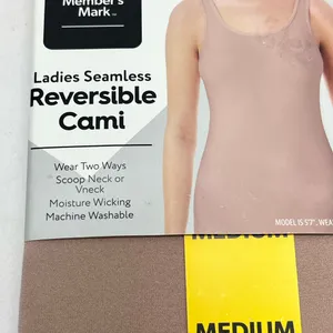 MEMBER’S MARK Ladies Seamless Reversible Cami‎ NUDE M Tan Size M thumbnail 2