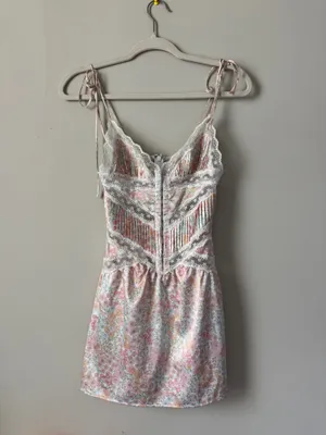 For Love & Lemons Farrah Slip Dress - Size XXS (fits XS/S) thumbnail 4