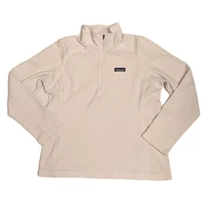 Patagonia Wmn Sz L 1/4 Zip Fleece Pullover Sweatshirt Polyester Outdoors Hiking thumbnail 1
