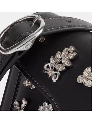 NWT Coach Crystal Embellished Tabby Shoulder Bag 20 Black Silver CCD99 thumbnail 5