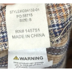 Peach Love Plaid Flannel Shirt Dress Size Small Renaissance Boho Poet Western thumbnail 10