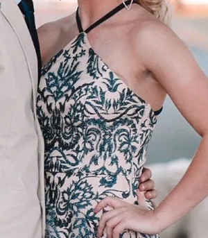 Xtraordinary Blue lace Homecoming/cocktail dress thumbnail 1
