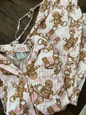 Your darling style Christmas PJ set Pink Size M thumbnail 2