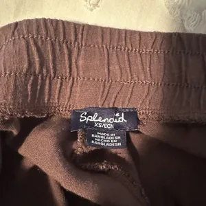 Splendid light weight brown joggers thumbnail 4