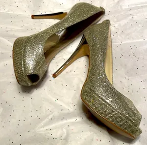 Michael Kors Peep Toe Platform Heels thumbnail 1