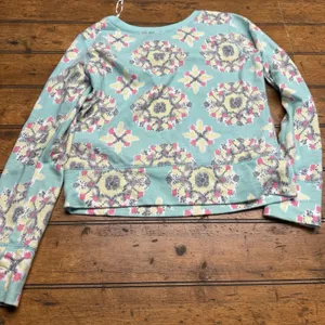 Aerie Long Sleeve Women's Crewneck Pullover Sweatshirt Tapestry‎ Print Small thumbnail 6