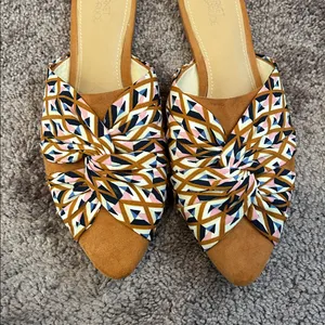 Market & Spruce knot tie geometric pointed slip on flats thumbnail 6