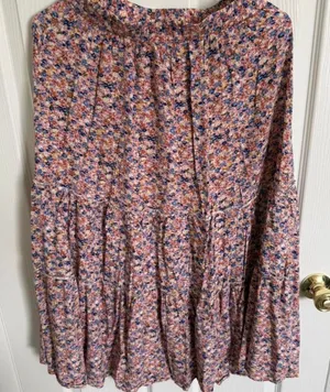 Shein Floral Maxi Skirt thumbnail 1