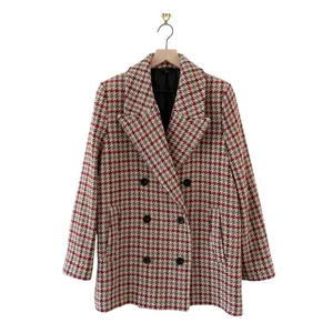 & Other Stories Houndstooth Coat Sz 8 thumbnail 6