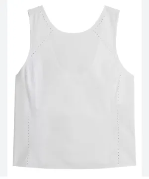 Athleta Low-Back Tank White S thumbnail 1