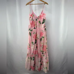 NWT Vineyard Vines Kentucky Derby Strappy Floral Maxi Dress in Pink‎ Size 16 thumbnail 11