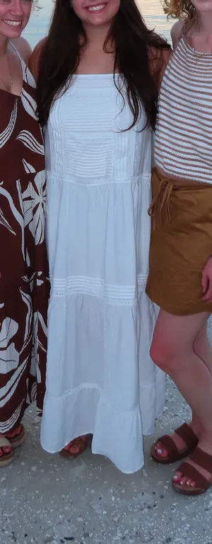 White long dress Size M thumbnail 2
