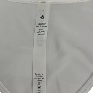 Lululemon Nulu Cropped Slim Yoga Short Sleeve Top White Size 2‎ thumbnail 5