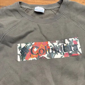 Columbia Olive Green Floral Print‎ Sweatshirt Sz Medium thumbnail 2