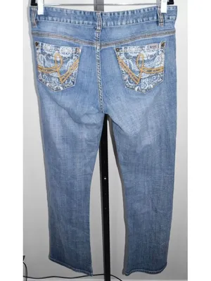 Cruel Denim Blake Jeans Size 11 Long Light Wash Embroidered Pocket Bootcut thumbnail 2