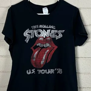 The Rolling Stones Black Band Tee size L thumbnail 8