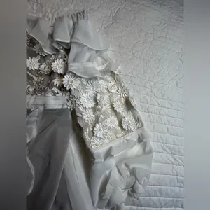 For Love And Lemons Off Shoulder Carolina Dress white Lace NWOT thumbnail 14