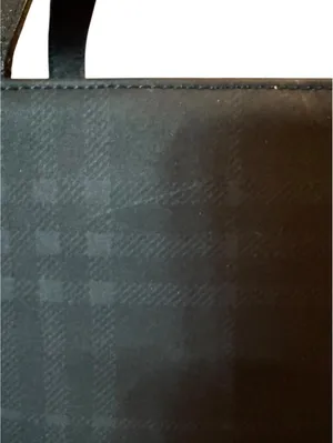 Burberry London Dark Check Tote, Made in Italy Vintage Y2K thumbnail 3