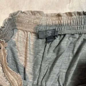 LOFT Gray Short Sleeve Pajama Top thumbnail 12