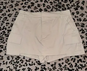 ZARA Cargo Khaki Skort Size Small thumbnail 1