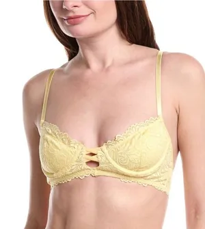 Free People x Mucci Maria Bra in Limoncello size large NWOT thumbnail 1