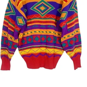 Vintage Meister Retro Southwestern Sweater Size Large thumbnail 8