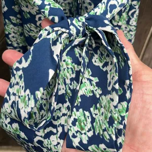 Like New Anthro Maeve Floral Button Front Self Tie Dress Size Medium thumbnail 7