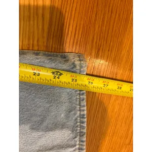 Levis Wedgie Straight Light Wash High Rise Button Fly Cotton Jeans Size 28 thumbnail 5