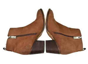 Blondo Waterproof Leather Booties Brown 8.5M Double Zipper thumbnail 9