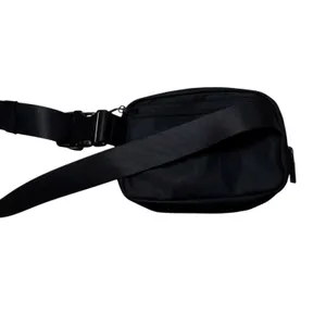 Lululemon Everywhere Belt Bag 1L Black Leather Logo thumbnail 3