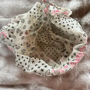 Free People Boho Hippie Lightweight Fabric Small Useable Sling Shopping Tote Bag thumbnail 5