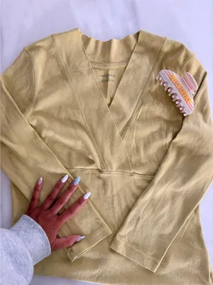 yellow y2k top Size M thumbnail 1