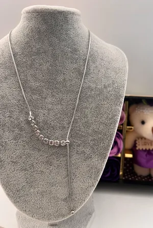 925 silver Necklace White thumbnail 3