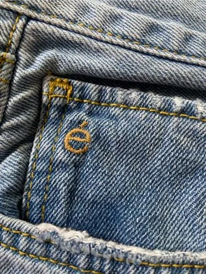 Etica Light Blue 100% Cotton High Waisted Button Fly Wide-Leg Jeans thumbnail 10