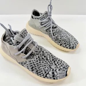Adidas Women's Originals Tubular Entrap Sneakers Shoes BA7100 Size 7, Gray Snake thumbnail 1