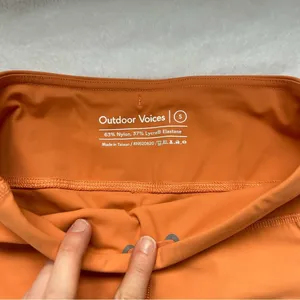 Outdoor Voices Orange Athletic Shorts thumbnail 4