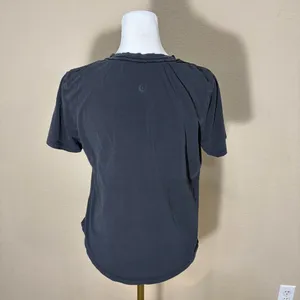 Lululemon Love Crew Short Sleeve T-Shirt Black Women’s PtP 18” Across Outdoor thumbnail 3